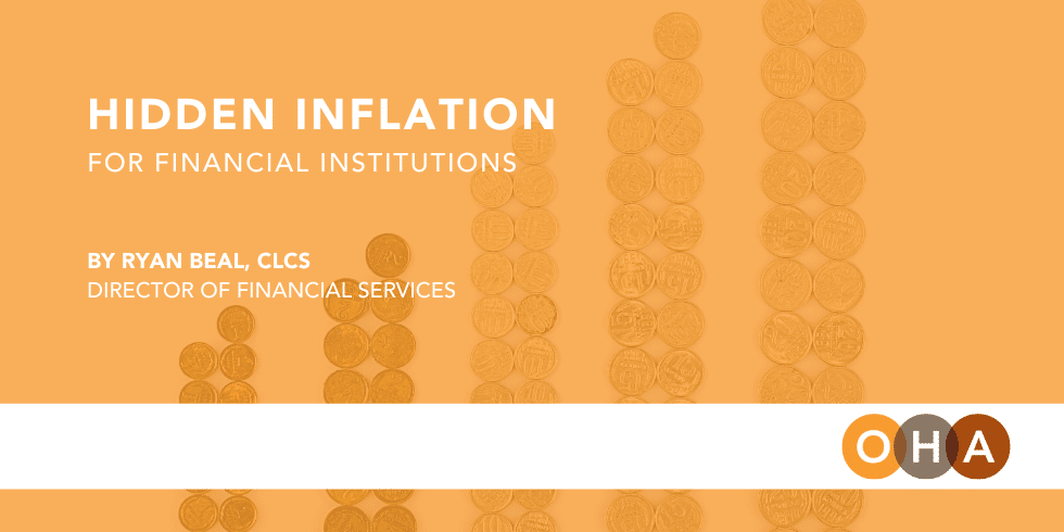 The Hidden Inflation for Financial Institutions